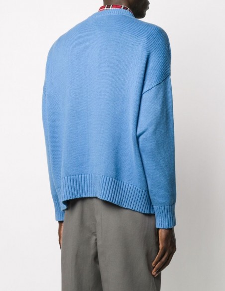 nike blue oversized sweater