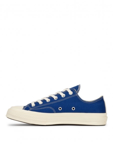 blue cdg converse low