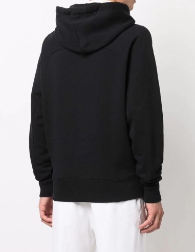 Black oversized AMI PARIS hoodie with 