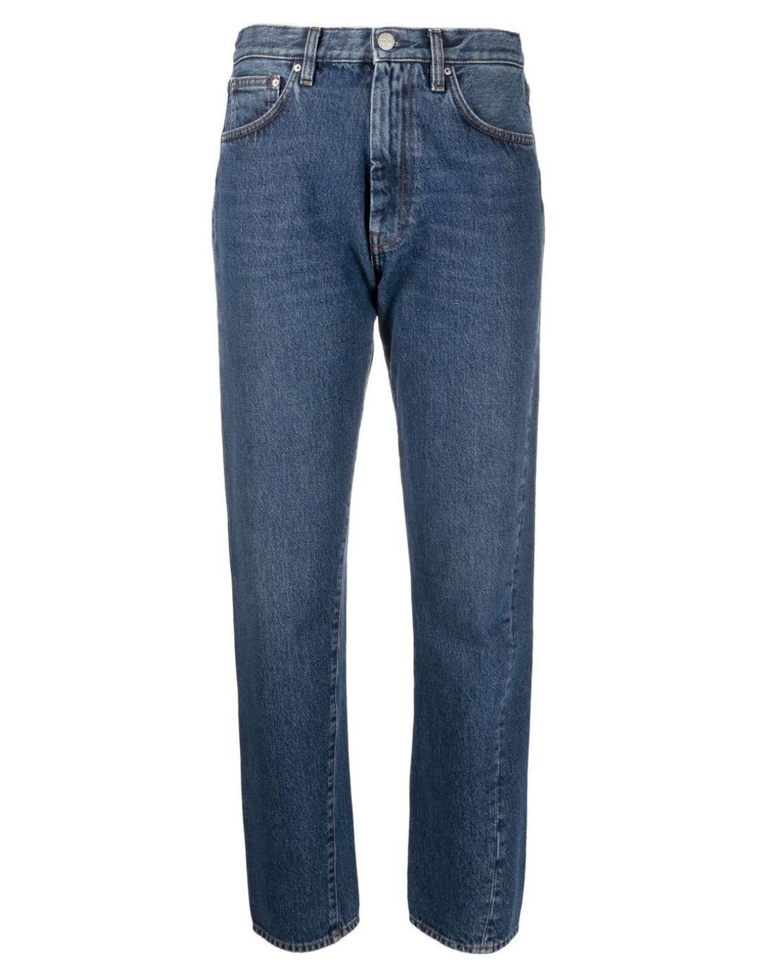 Straight blue jeans with twisted seams TOTÊME - FW22