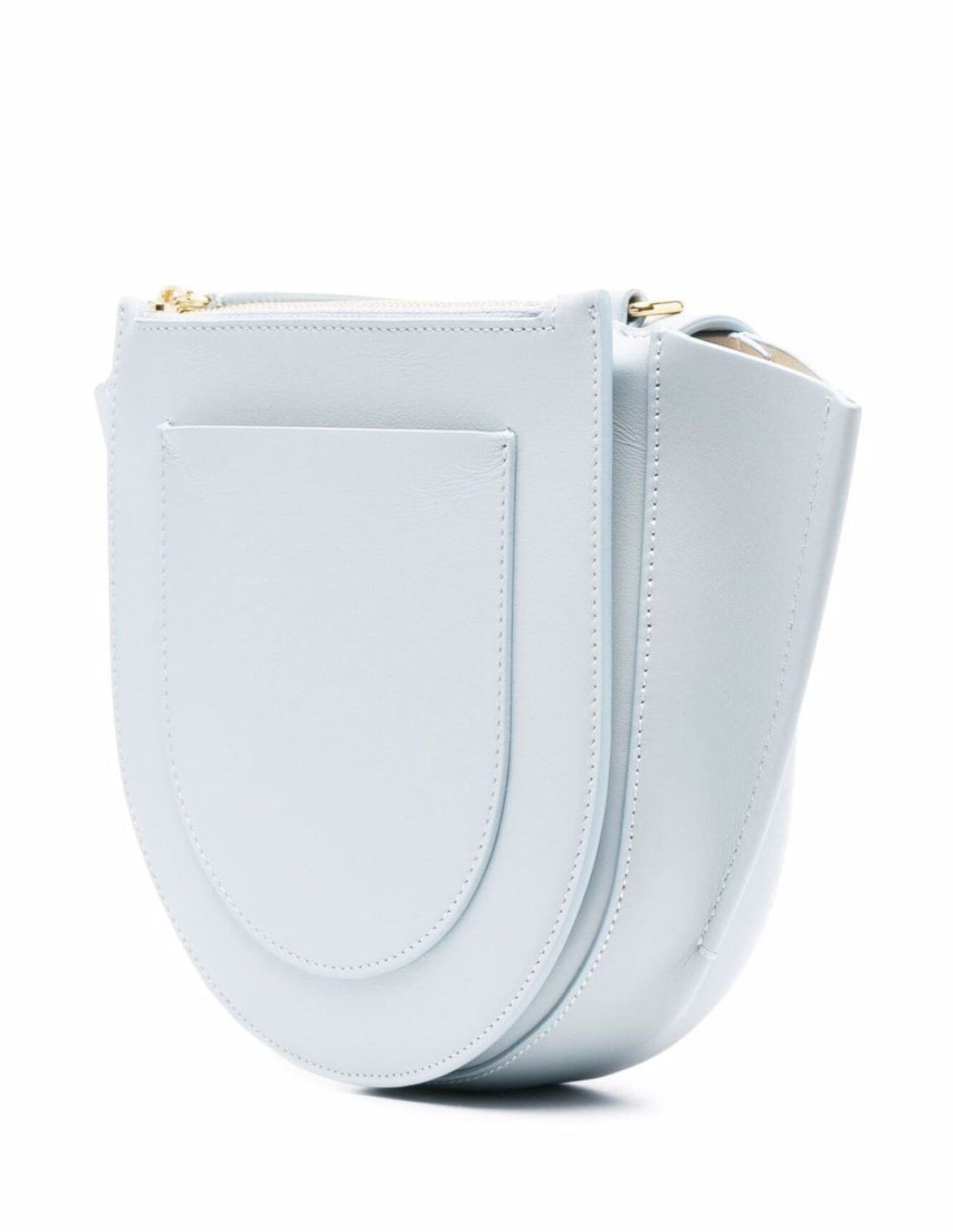 leather white purse