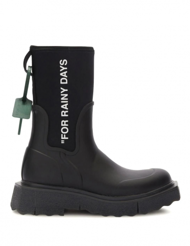 OFF-WHITE rubber boots