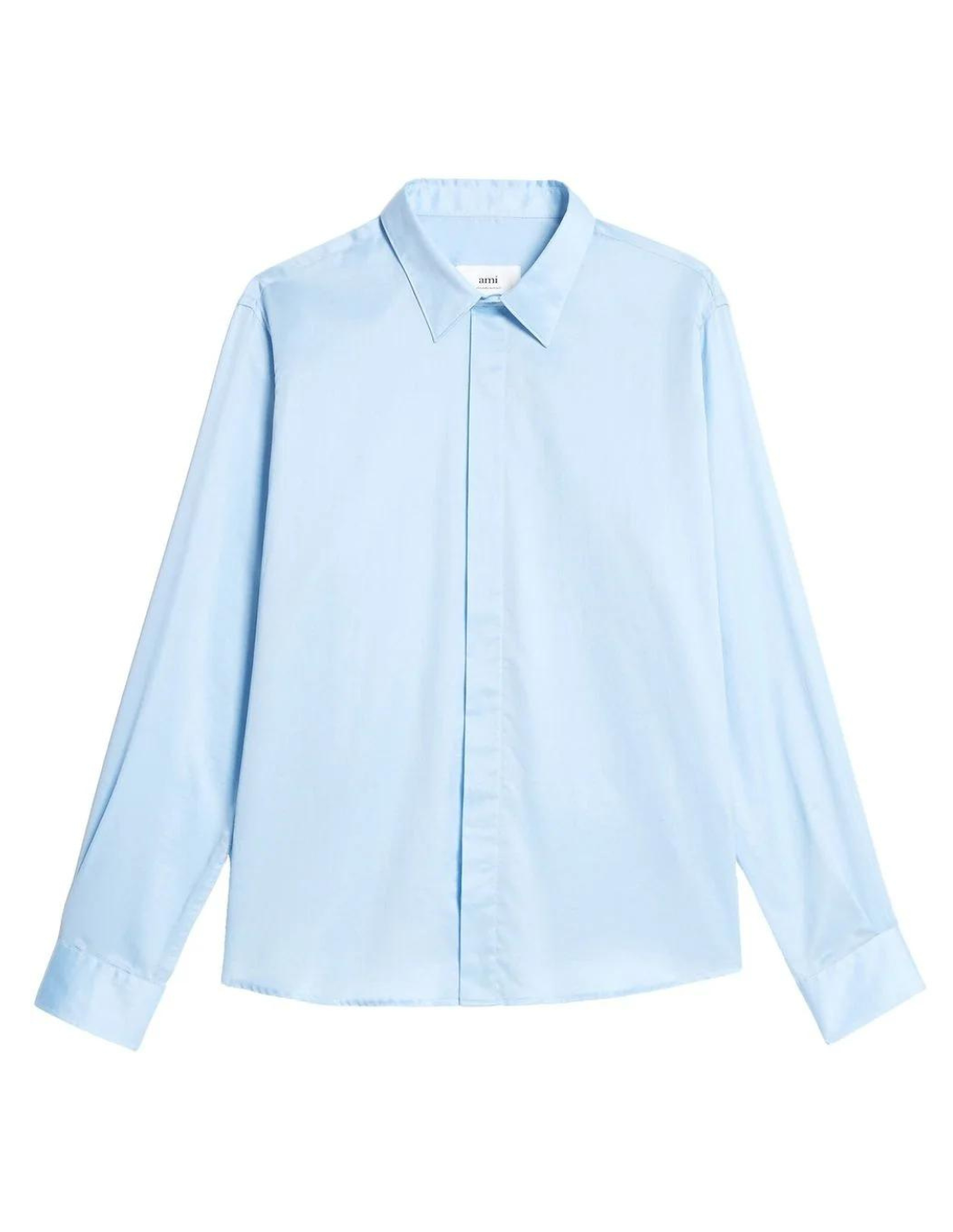 Ami Paris light blue cotton shirt - light blue