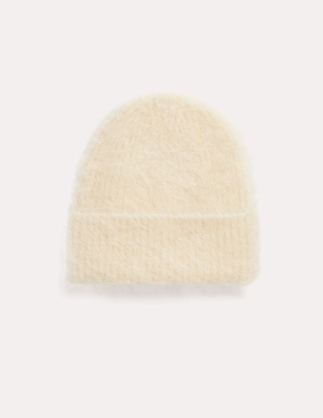 Totême alpaca blend ecru beanie fw23