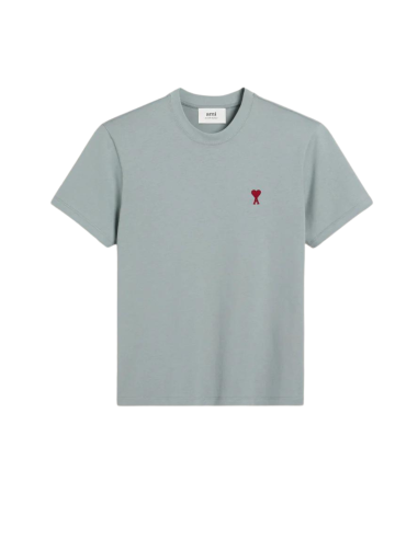 T-shirt bleu argile AMI PARIS