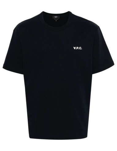 T-shirt APC "boxy petit VPC" bleu marine