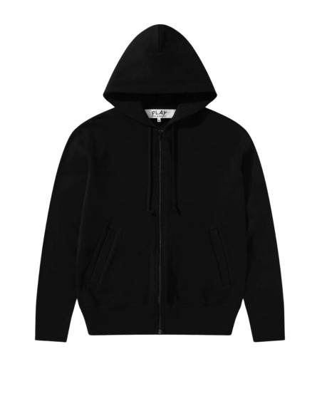 COMME DES GARCONS PLAY zipped hoodie Black