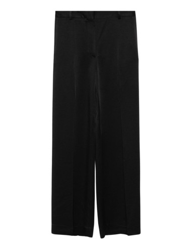 Pantalon à fentes noir TOTEME